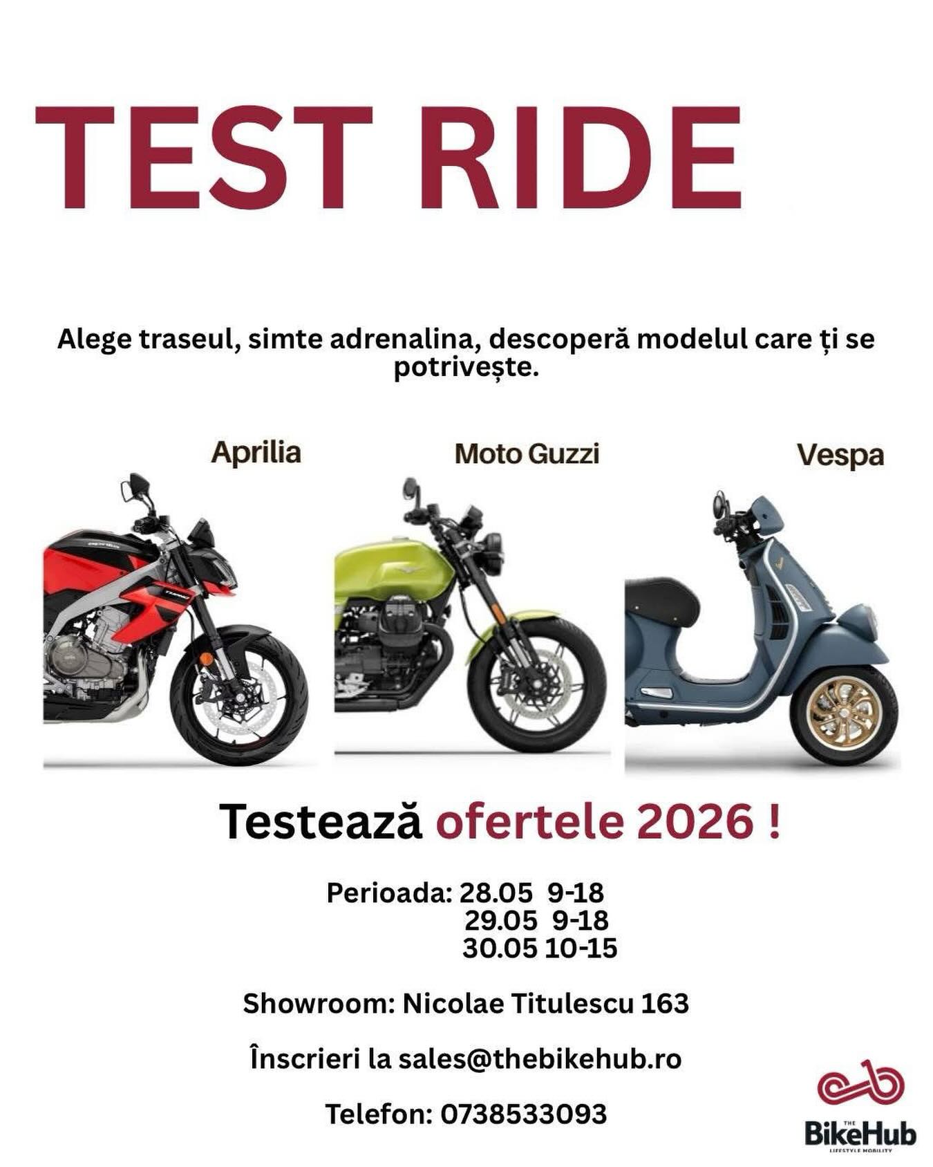 #deMâine 🗓️
Test Rides @thebikehubromania ✌️